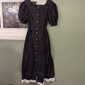 Vintage Handmade Cottagecore Prairie Dress